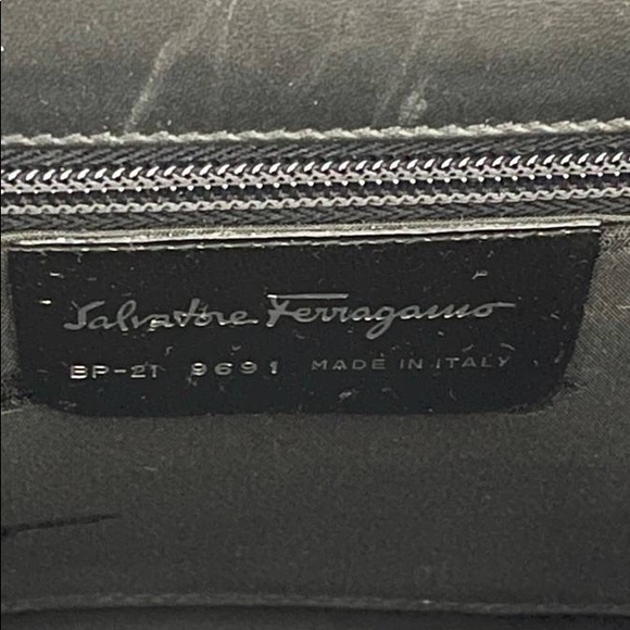 Salvatore Ferragamo Suede Shoulder Bag - Picture 6 of 6